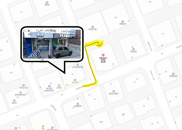 Serene Gray Retreat, Daechi Near Gangnam & Coex, 8 Min Walk From The Subway Station